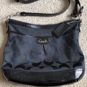 Black coach purse